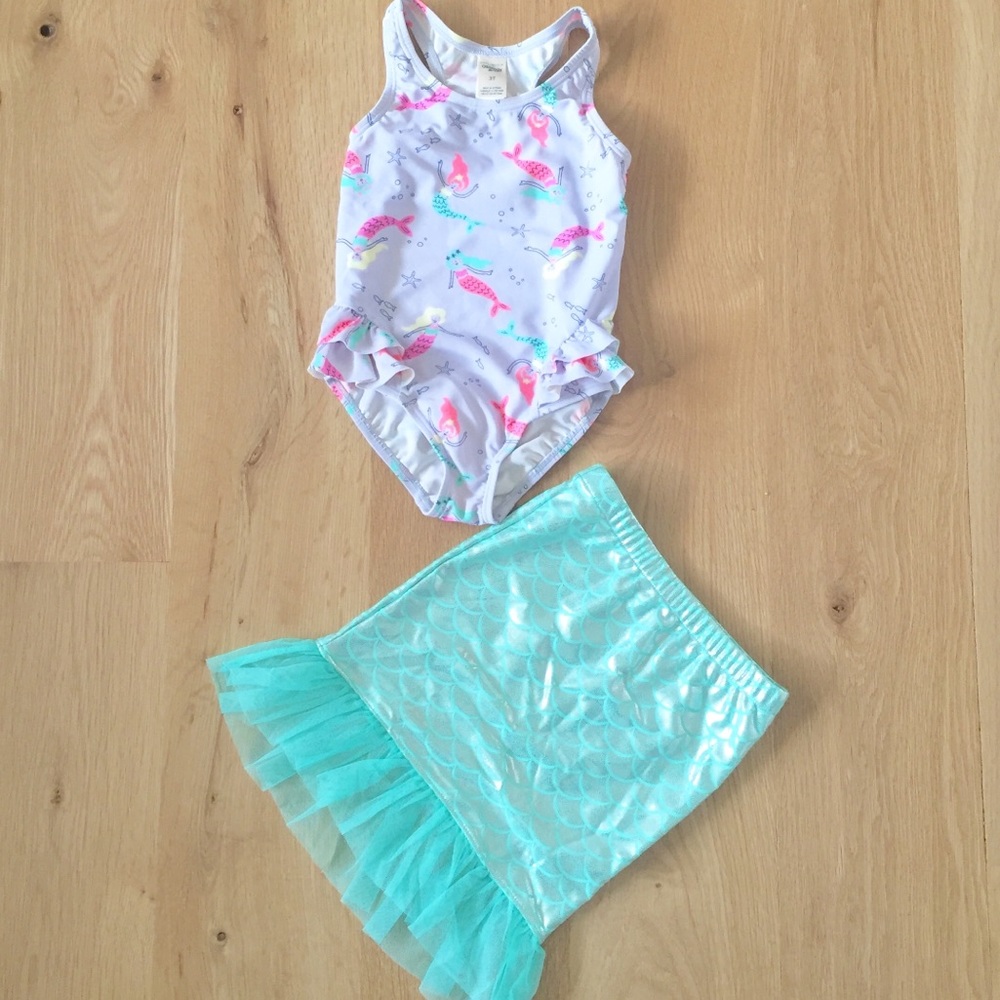 OshGosh Mermaid swimsuit/bathing suit🧜🏻‍♀️